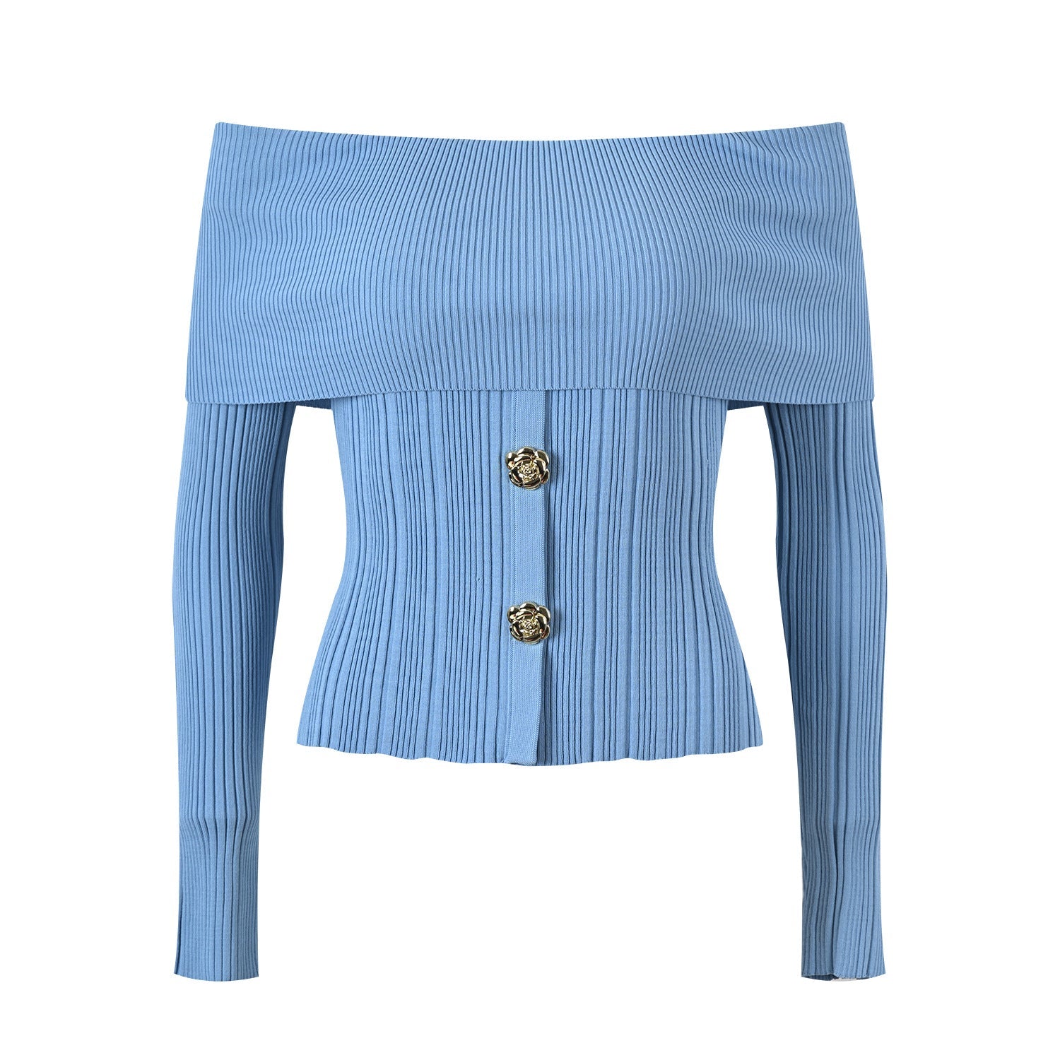 Top skirt temperament knit suit