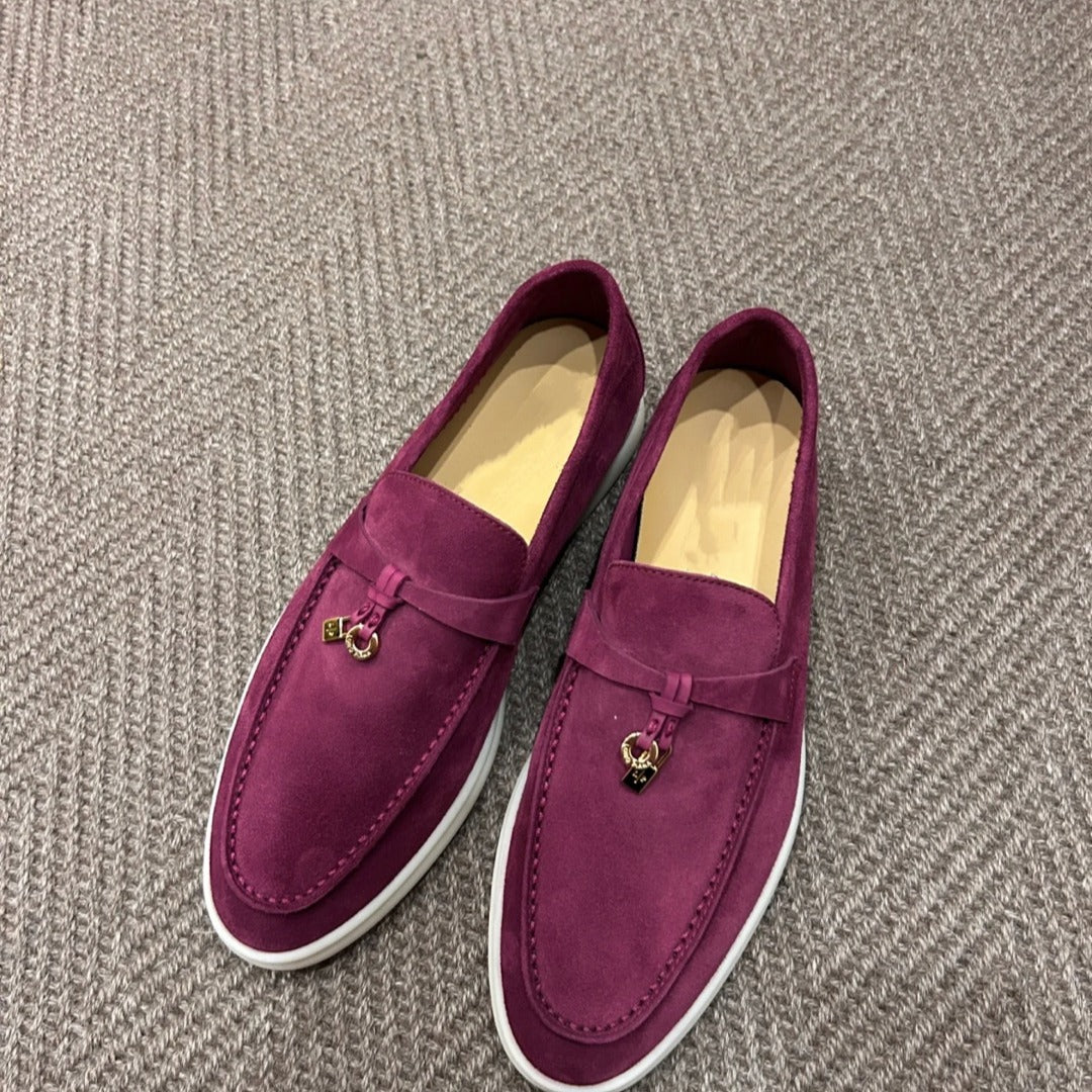 Leather casual women shoes