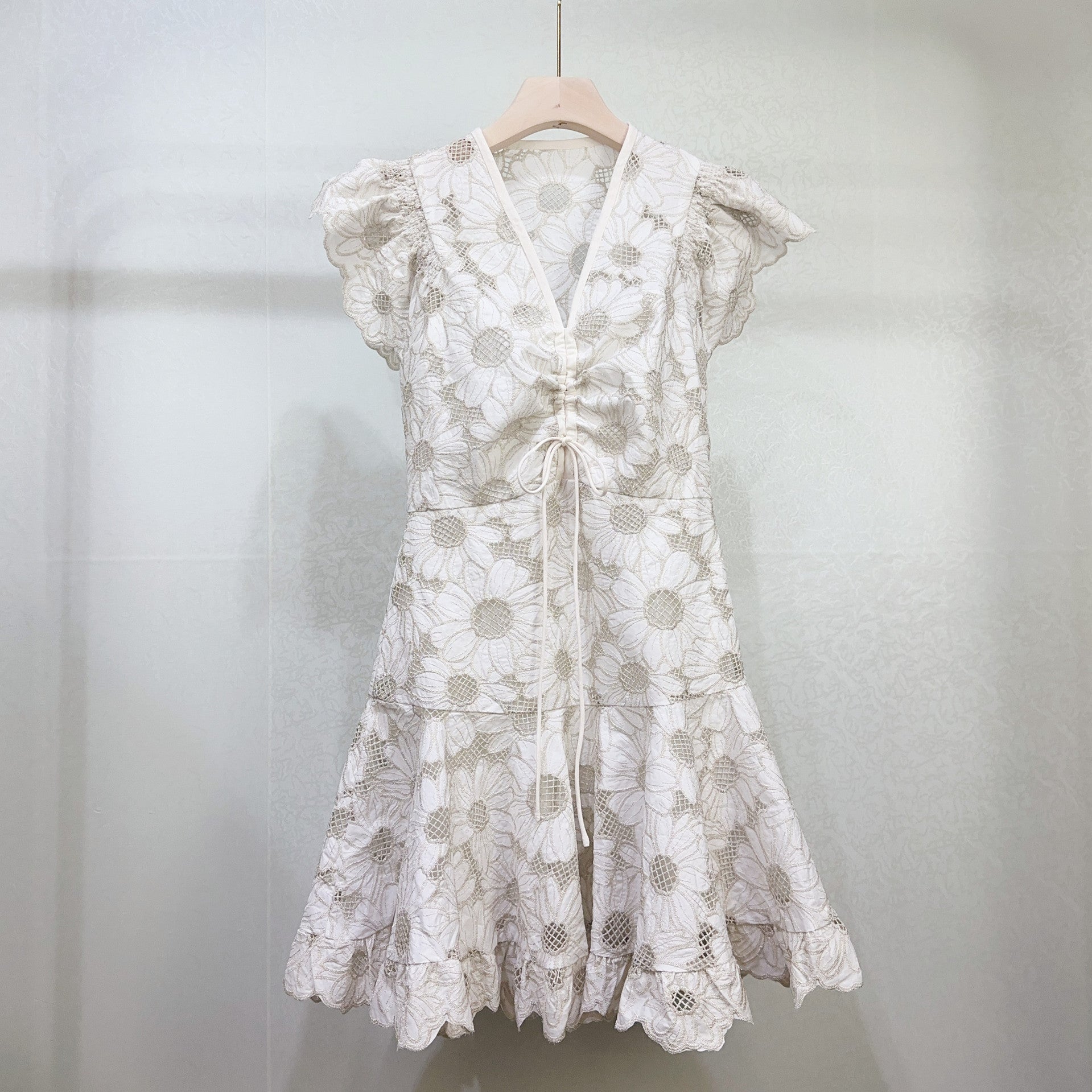 French Fly Sleeve Daisy Dress