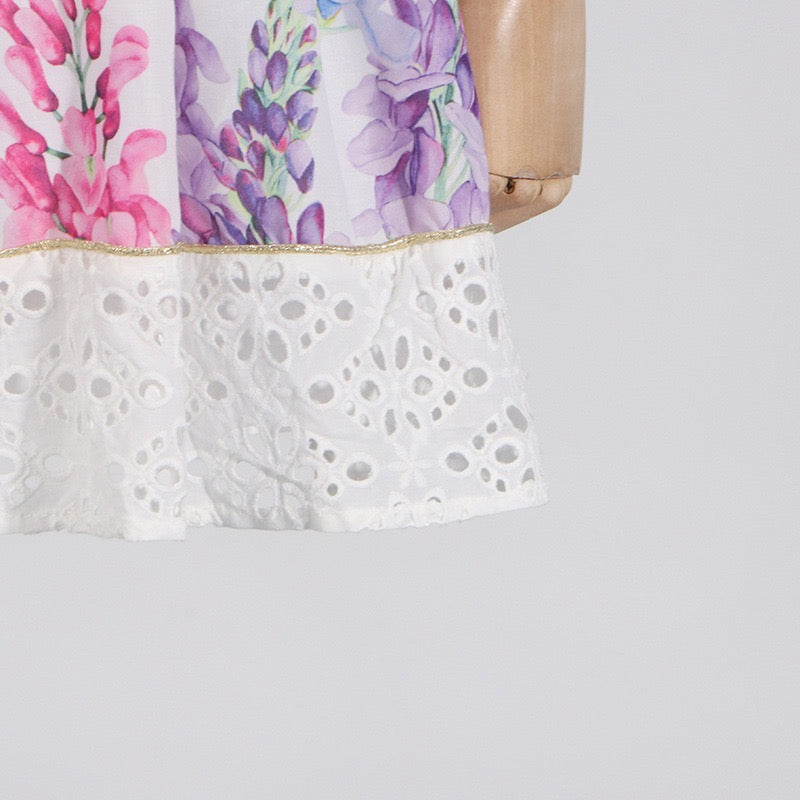 Kimora Floral Belted Mini Dress