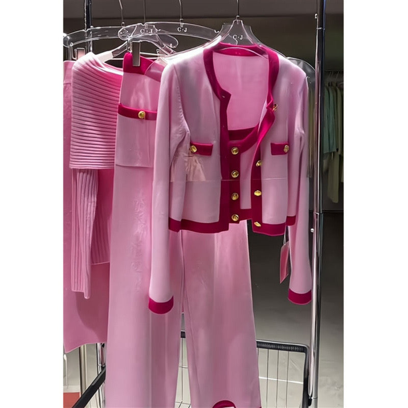 Pink three set
