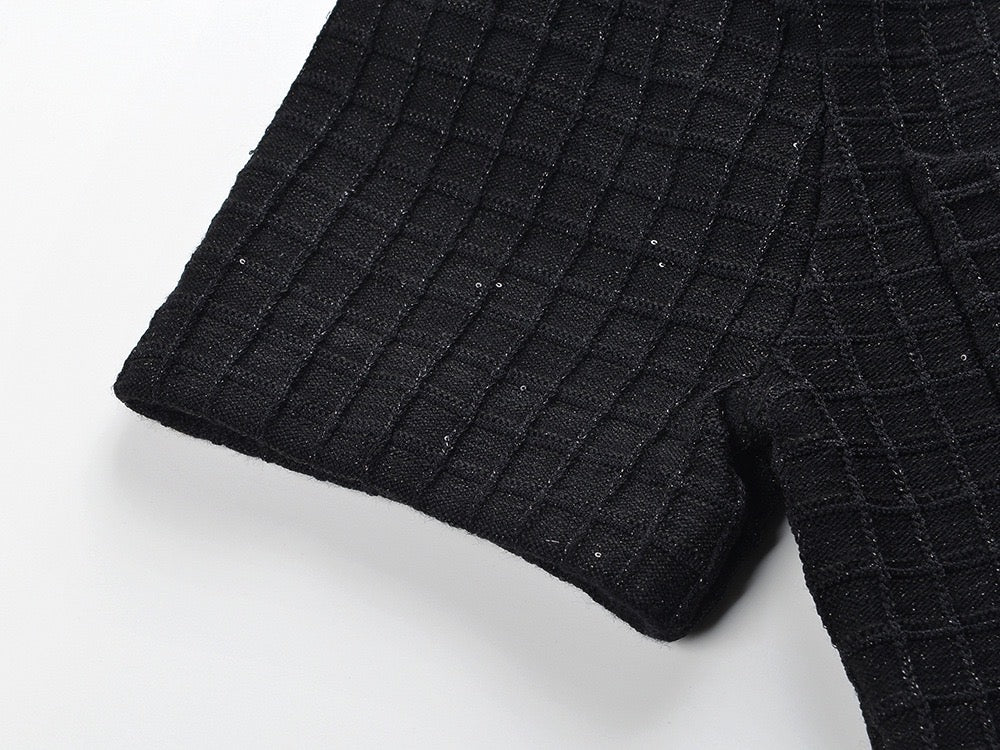 Self-Portrait embellished bouclé minidress