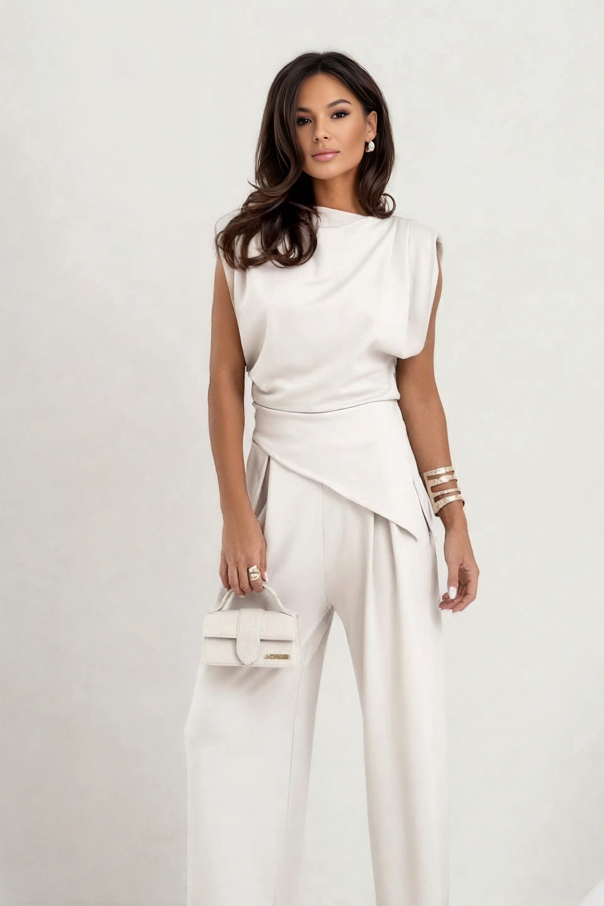 Aveline | Sleeveless Two-Piece Set