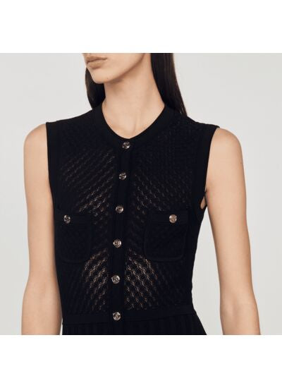 Zaidi Rachida Long knitted dress