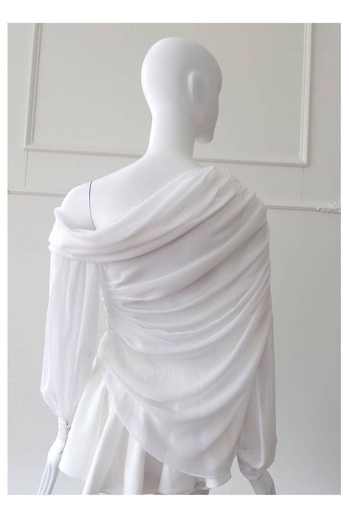 Dendy - Long-Sleeve Top and Skirt Set