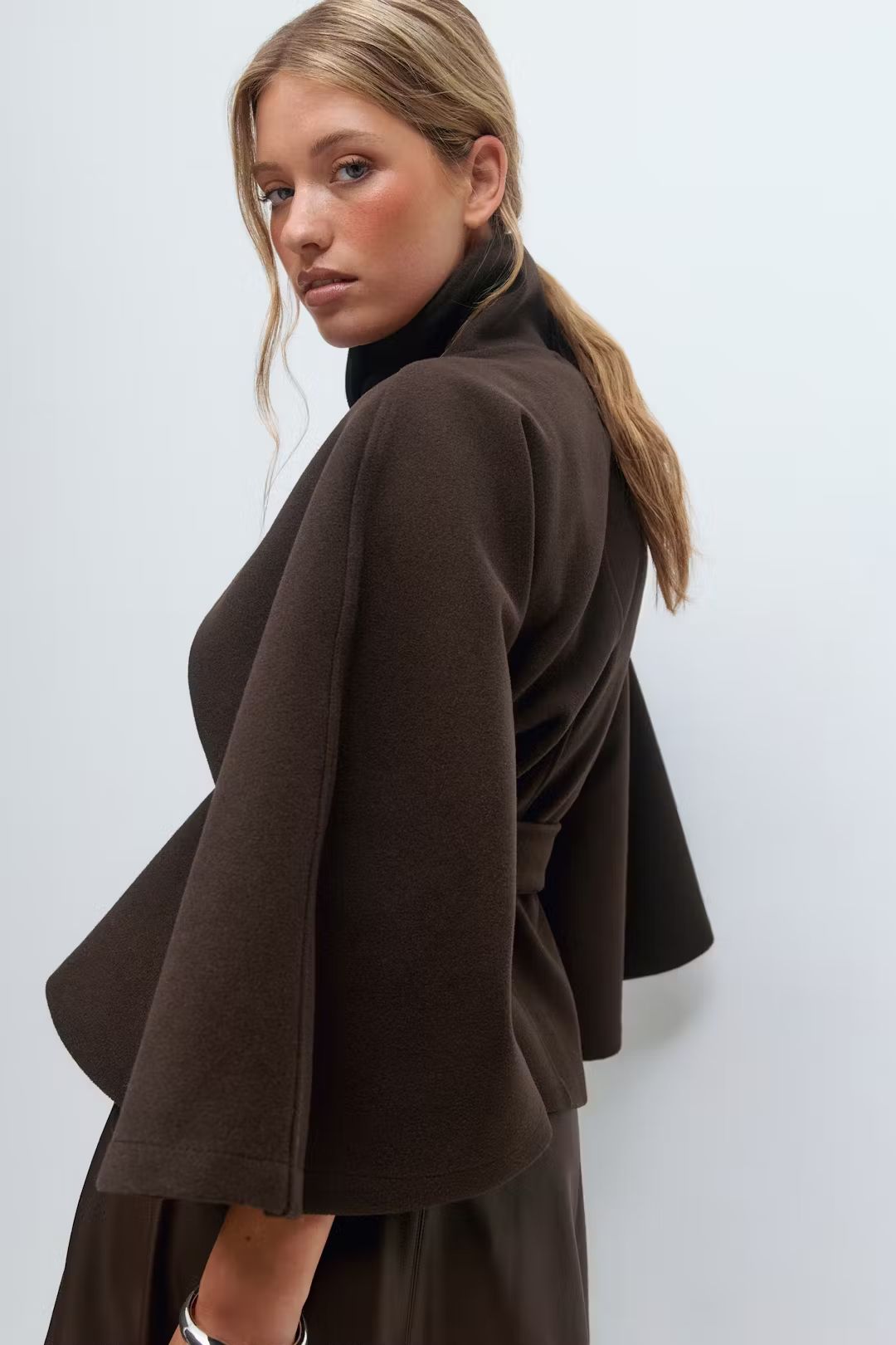 Gianna | Cape Belt Coat