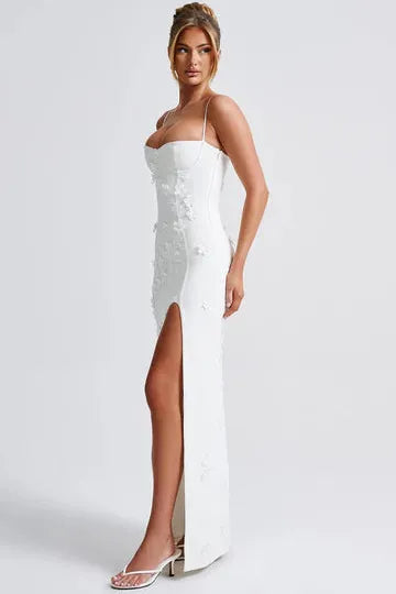 Mina - Appliqué Maxi Dress