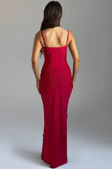 Mina - Appliqué Maxi Dress