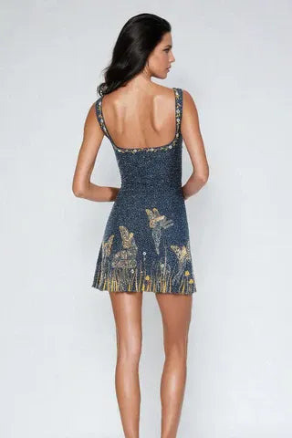 Malia - Midnight Slit Dress